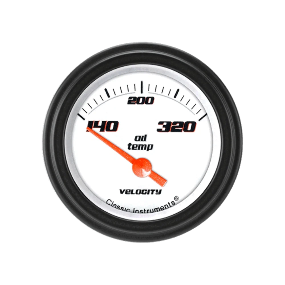 Velocity White 2 1_8_ Oil Temp VS28WBLF